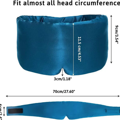 100% Mulberry Silk Sleep Mask – Luxuriously Soft Eye Mask for Travel & Deep Sleep