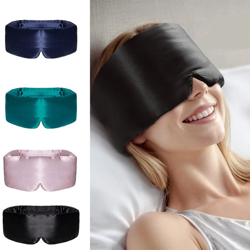 100% Mulberry Silk Sleep Mask – Luxuriously Soft Eye Mask for Travel & Deep Sleep