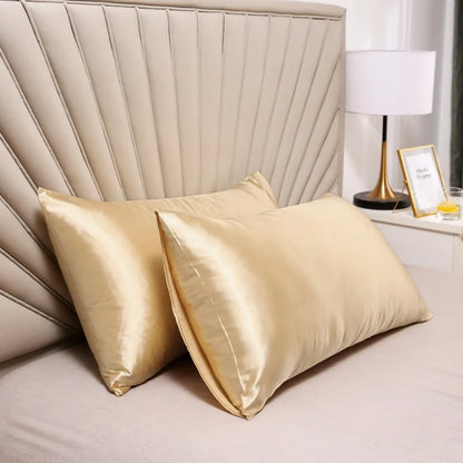Satin Pillowcase for Hair & Skin – Silky Smooth, Cooling Pillow Cover