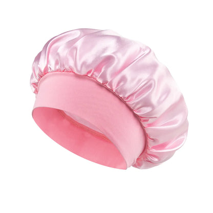 Satin Sleep Bonnet – Silk-Lined Hair Cap for All Hair Types