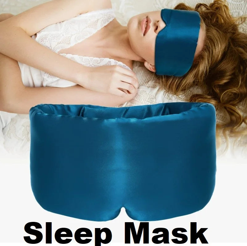 100% Mulberry Silk Sleep Mask – Luxuriously Soft Eye Mask for Travel & Deep Sleep